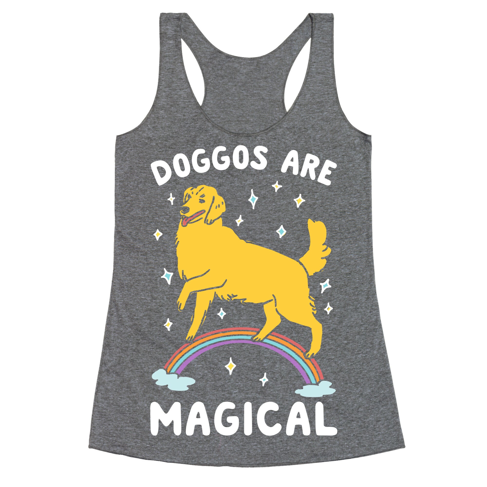Doggos Are Magical Racerback Tank